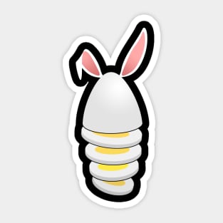 Sliced Bunny Egg Sticker